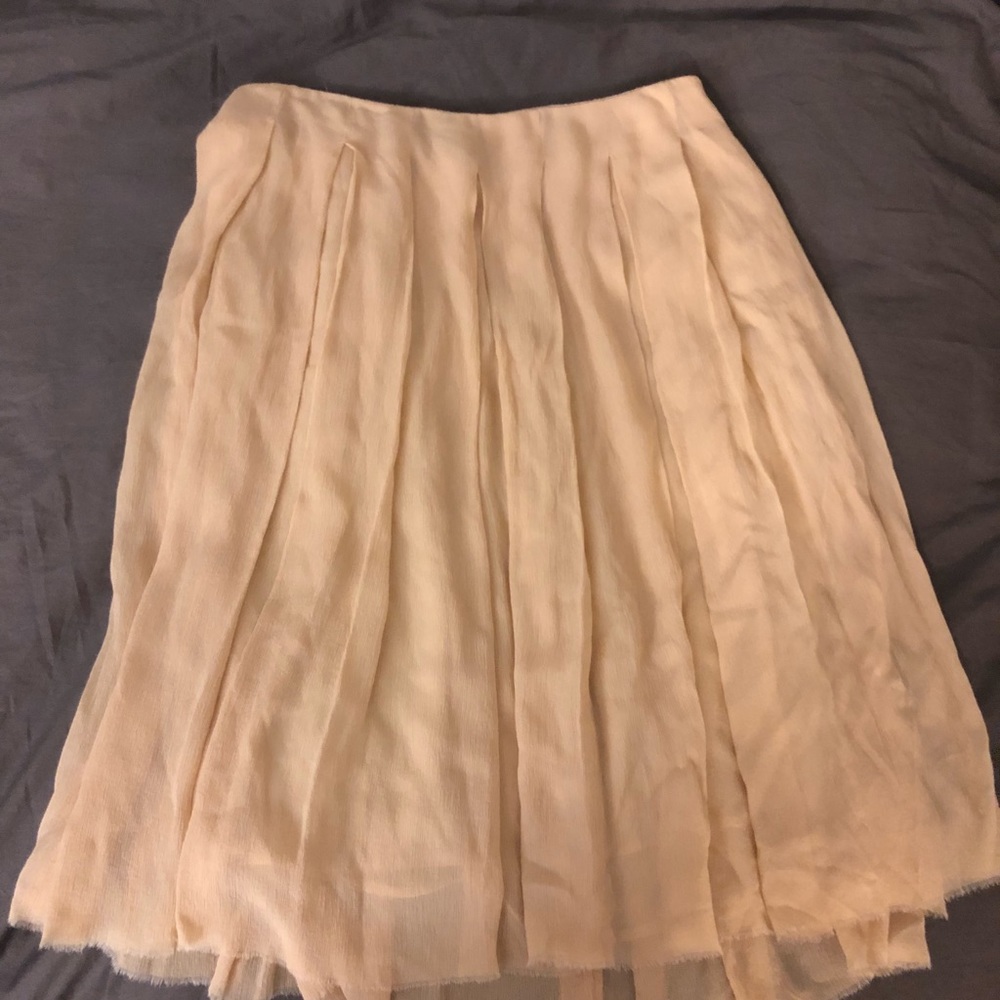 TSE flowy silk skirt